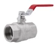 Кран шаровой Thermo Alliance Forte 1 1/4" ВВ прямой, PN40, рычаг SF600W32 - изображение 1