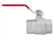 Кран шаровой Thermo Alliance Forte 1 1/4" ВВ прямой, PN40, рычаг SF600W32 - изображение 2