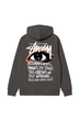 Толстовка Stussy 7002 коричневого цвета, размер S - изображение 2