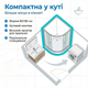 Душевая кабина Vivia 90х90x191 см угловой душевой бокс раздвижные двери низкий поддон угловой матовое стекло - изображение 6