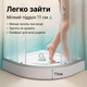 Душевая кабина Vivia 90х90x191 см угловой душевой бокс раздвижные двери низкий поддон угловой матовое стекло - изображение 7