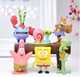 Набір ігрових фігурок SpongeBob SquarePants 6 персонажів / Губка Боб, Сквідвард, містер Крабс, Геррі, Сенді, Патрік - зображення 1