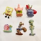 Набір ігрових фігурок SpongeBob SquarePants 6 персонажів / Губка Боб, Сквідвард, містер Крабс, Геррі, Сенді, Патрік - зображення 5