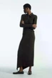 Спідниця COS asymmetric ribbed wool midi skirt 1216595001 S - зображення 1