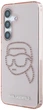 Панель Karl Lagerfeld Rhinestones Karl Head Logo для Samsung Galaxy S25 Pink (3666339450113) - зображення 2