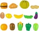 Овочі та фрукти для навчання нарізанню на липучках 36 ел. (5903039759015) - зображення 2
