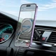 Автотримач Hoco H28 Rainbow ring magnetic car holder(air outlet) Чорний - зображення 4