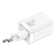 Мережевий зарядний пристрій Baseus Super Si Pro Quick Charger C+U 30W EU білий CCSUPP-E02 - изображение 2