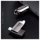 Флеш-накопичувач USB-A/C HOCO UD8 Smart Type-C USB drive 64Gb сріблястий - изображение 3
