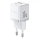 Сітчасте зарядне пристрій Baseus Palm Type-C+USB 30W білий P1011160A213-00 - зображення 1