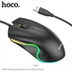Комп'ютерна Миша HOCO GM19 Enjoy gaming luminous wired mouse Чорна - изображение 1