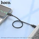 Кабель HOCO X96 Hyper 60W fast charging PD data cable Type-C to Type-C 25см черный - изображение 4