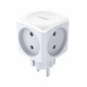 Сетевой фильтр разветвитель тройник 4 евро розетки Ldnio 3680W/16A Білий - изображение 8