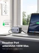 Сетевое зарядное устройство для UGREEN CD270 GaN DigiNest Pro 1*USB-A+3*USB-C 100W EU 1.8m (60167) - изображение 2
