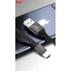 Кабель XO NB143 Braided data cable Type-c 1m Чорний - зображення 5