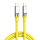 Кабель XO NB-Q252B PD 60W/1m Type-C to Type-C Fast Charging Жовтий - изображение 4