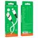 Кабель BOROFONE BX79 silicone charging for Lightning 2.4A/1m білий - изображение 3