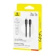 PD Кабель Baseus Silky Series Type-C to Lightning 20W 1m чорний P10377700113-00 - изображение 4