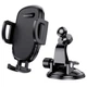 Автоутримувач BOROFONE BH37 Route push type suction cup чорний - зображення 6
