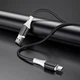 Кабель BOROFONE BX79 silicone charging for Type-C 3A/1m чорний - изображение 2