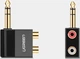 Адаптер UGREEN AV147 6.35mm Male to 2RCA Female Adapter Black (40846) - изображение 2