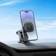 Автоутримувач BOROFONE BH97 NT Ice magnetic car holder (center console) чорний - зображення 4