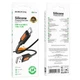 Кабель BOROFONE BX114 Structure Silicone for Type-C 3A/1m чорний - изображение 3