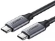 Кабель UGREEN USB 3.1Type C Male toType C Male Cable Nickel Plating Alum. Shell 1.5m(Gray) (50751) - изображение 1