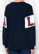 Світшот жіночий Juicy Couture трикотажний темно-синій, розмір XL (JC003133-44) - зображення 2