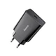 Мережевий зарядний пристрій Baseus Speed Mini Quick Charger 1C 20W EU чорний CCFS-SN01 - изображение 1