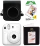 Набор Fujifilm INSTAX Mini 12 Clay White / Black фотокамера мгновенной печати / картриджи 20 фото / чехол / альбом 64 фото - изображение 1