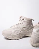 Женские зимние кроссовки с мехом Xtep Retro Shoes 976418370052-5 39 24.5 см Beige Grey бежевые с серым (11210126) - изображение 9
