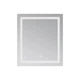 Зеркало прямоугольное 80х70 см Lidz Kubis (KU2) с LED-подсветкой Touch и с антизапотеванием - изображение 3