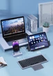 Беспроводная клавиатура универсальная Dux Ducis OK Series Keyboard Bluetooth 5.0 с тачпадом Black - изображение 7
