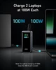 Павербанк Anker A1336 Power Bank 20000 мА·год 200 Вт - швидке заряджання ноутбуків, USB-C 100W, USB-A 65W, LCD-екран - зображення 6