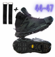 Льодоходи-льодоступи антиковзні накладки на взуття з ремінцем «Boot Spikes Overshoe» Mil-tec, розмір 44–47 - зображення 1