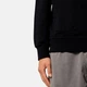 Женское худи с логотипом Stone Island K2S156100023S0A20 V0029 Размер L Черный - изображение 4