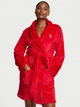 Халат Victoria's Secret Short Cozy Robe M/L червоний - изображение 1
