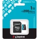 Карта памяти Kingston SDCG4/1TB Canvas Go! Plus microSDXC 1TB до 200 МБ/с для экшн-камер и геймеров - изображение 2