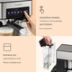 Кофеварка KLARSTEIN Arabica Comfort 1350 W 20 бар сірий (10035655) - изображение 4