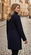 Пальто VOLANGE 42 Синій (DS-1458-Navy-blue) - зображення 10
