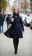 Пальто VOLANGE 42 Синій (DS-1458-Navy-blue) - зображення 14