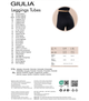 Легінси з високою посадкою і прямим кроєм - Giulia - LEGGINGS TUBES - L/XL - Chocolate - зображення 3