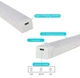 Аккумуляторная LED лампа 50 см с датчиком движения и usb Type-C подзарядкой, портативная лампа на магнитах - изображение 3