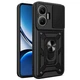 Чехол Fiji Camera Defence для Poco F7 бампер с защитой камеры и подставкой Black - изображение 1