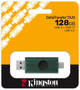 USB флеш накопитель Kingston 128GB DataTraveler Duo USB 3.2 / Type-C Black/Green (DTDEG2/128GB) - изображение 6
