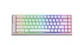 Механічна дротова ігрова клавіатура LANGTU MC68 з Type-C, RGB підсвітка клавіш, 68 клавіш (розкладка ENG, QWERTY, Magnetic Switch). Колір - Білий - зображення 1