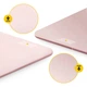 Коврик (мат) спортивный 4FIZJO NBR 180 x 60 x 1.5 см для йоги и фитнеса Light Pink (P-5907739316998) - изображение 2