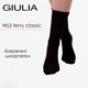 Жіночі класичні шкарпетки Giulia WS3 TERRY CLASSIC 003 36/40 Brown caffe однотонні бавовняні - зображення 1
