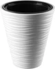 Круглий квітковий горщик Kadax Temara 30 см Білий (K744) - зображення 3